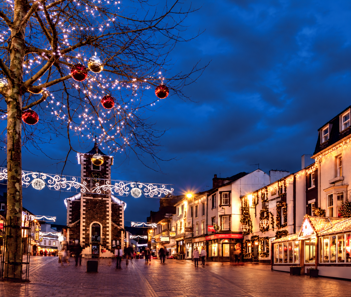 Keswick Resident's Traditional Christmas Light Switch On
